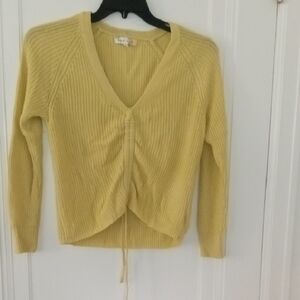 women xsmall yellow sweater,